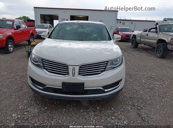 2LMPJ6LP9GBL42403 2016 LINCOLN MKX White Սարքավորումների վահանակի տեսք