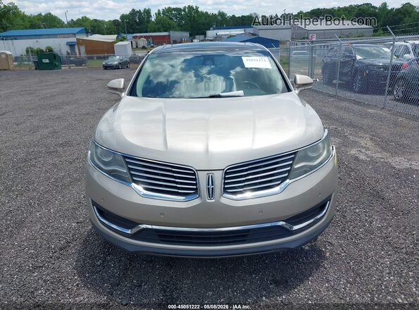 2LMPJ6LR0HBL18770 2017 LINCOLN MKX Бежевый Вид щитка приборов