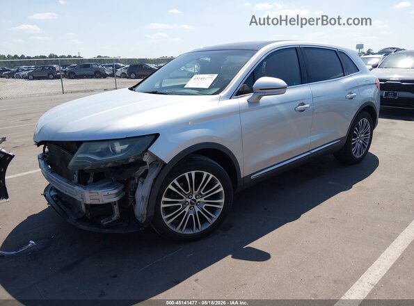 2LMPJ6LR0JBL12831 2018 LINCOLN MKX Silver Առջևի ձախ երեք քառորդ տեսարան