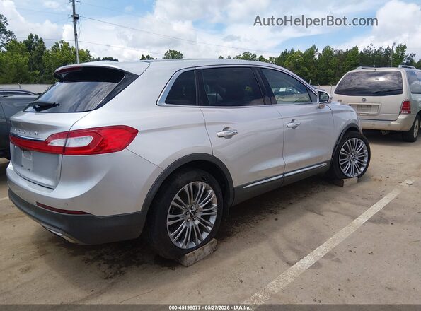 2LMPJ6LR2JBL37519 2018 LINCOLN MKX Silver Դիմացի տեսք