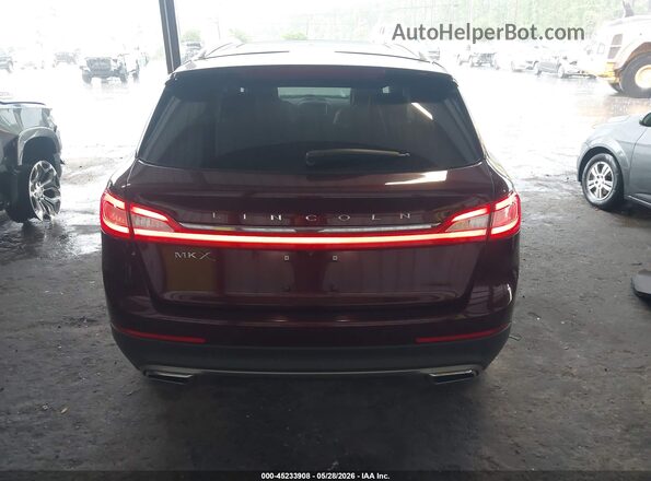 2LMPJ6LR4HBL11501 2017 LINCOLN MKX Burgundy 