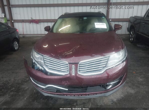 2LMPJ6LR4HBL11501 2017 LINCOLN MKX Burgundy ხელსაწყოთა პანელის ხედი