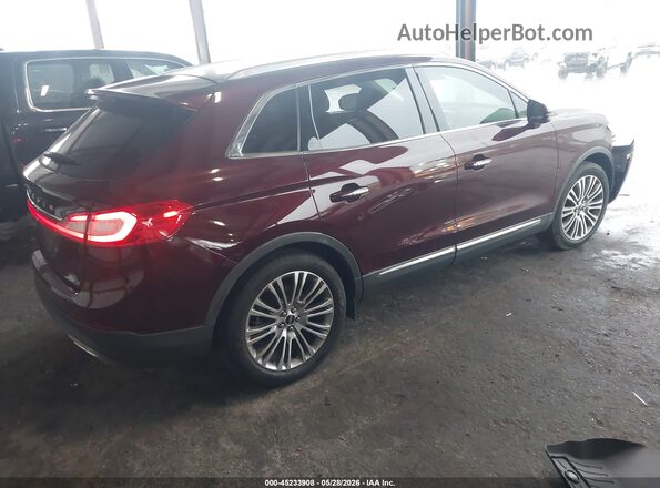 2LMPJ6LR4HBL11501 2017 LINCOLN MKX Burgundy უკანა მარჯვენა