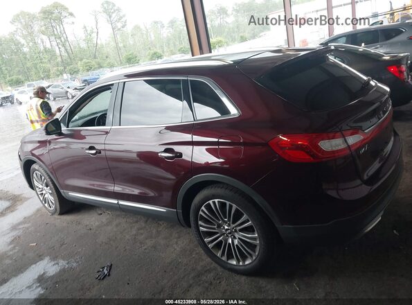 2LMPJ6LR4HBL11501 2017 LINCOLN MKX Burgundy სალონის 360-გრადუსიანი ხედი