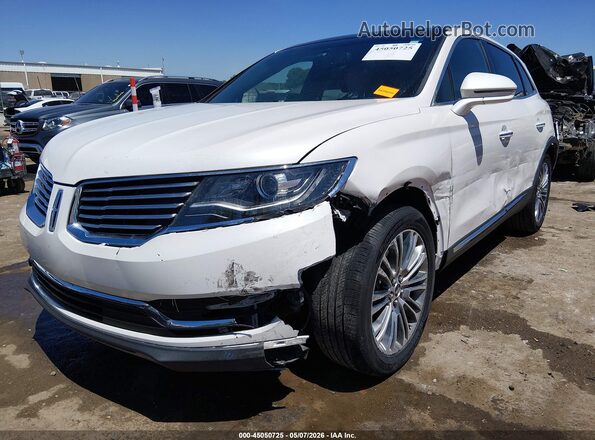 2LMPJ6LR4HBL20103 2017 LINCOLN MKX White წინა მარცხენა ხედი სამი მეოთხედიდან