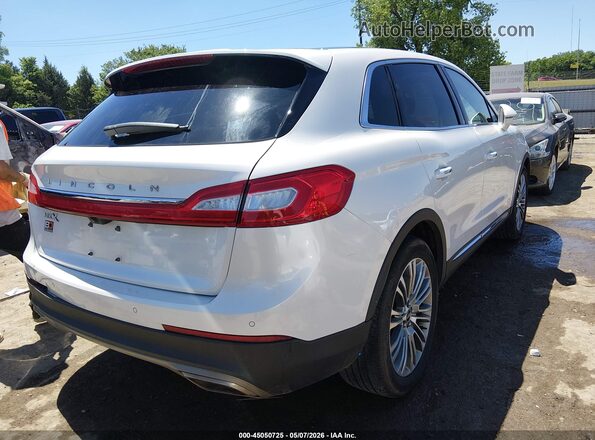 2LMPJ6LR4HBL20103 2017 LINCOLN MKX White უკანა მარჯვენა