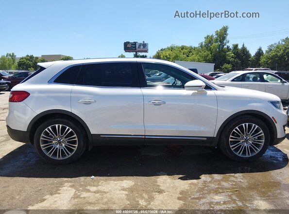 2LMPJ6LR4HBL20103 2017 LINCOLN MKX White უკანა სალონის ხედი
