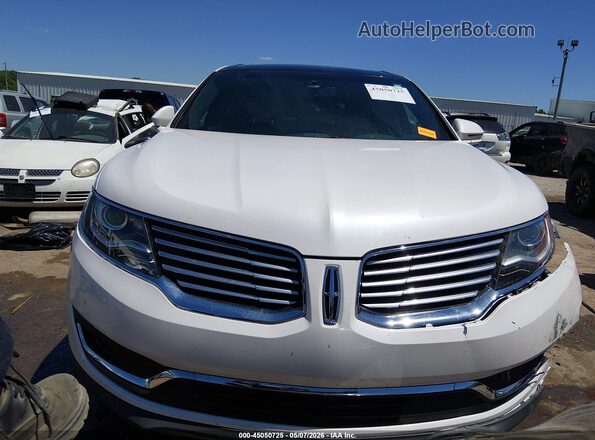 2LMPJ6LR4HBL20103 2017 LINCOLN MKX White ხელსაწყოთა პანელის ხედი