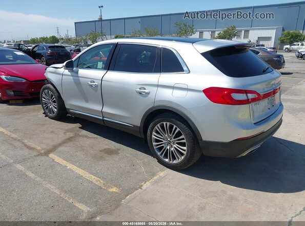 2LMPJ6LR4JBL12637 2018 LINCOLN MKX Silver Trasero izquierdo