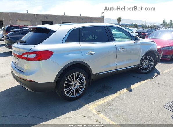2LMPJ6LR4JBL12637 2018 LINCOLN MKX Silver Trasero derecho