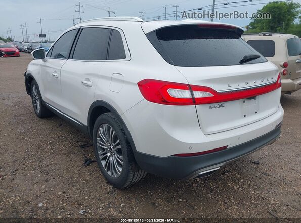 2LMPJ6LR4JBL14856 2018 LINCOLN MKX Белый Задняя левая четверть