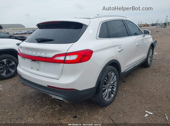 2LMPJ6LR4JBL14856 2018 LINCOLN MKX Белый Задняя правая четверть