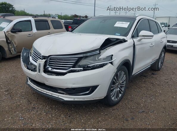 2LMPJ6LR4JBL14856 2018 LINCOLN MKX Белый Передняя левая четверть