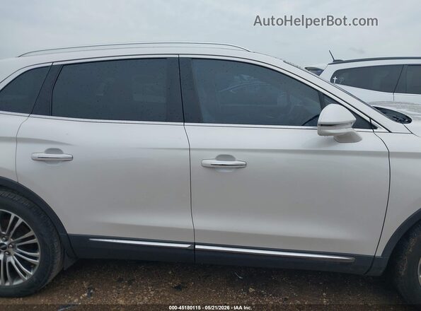 2LMPJ6LR4JBL14856 2018 LINCOLN MKX Белый Вид задней части салона