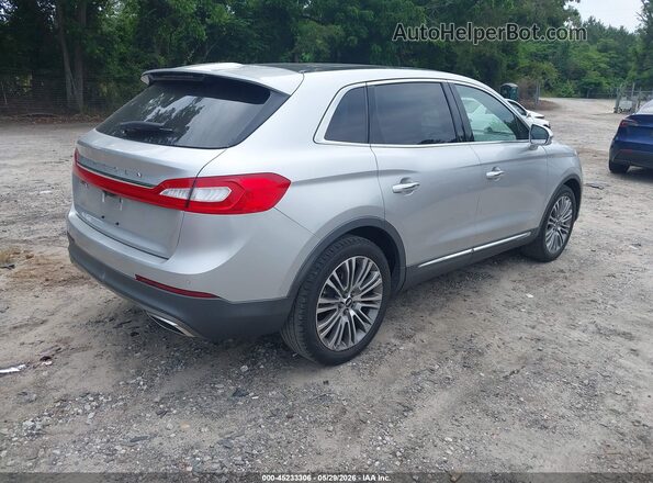 2LMPJ6LR6JBL12588 2018 LINCOLN MKX Silver უკანა მარჯვენა