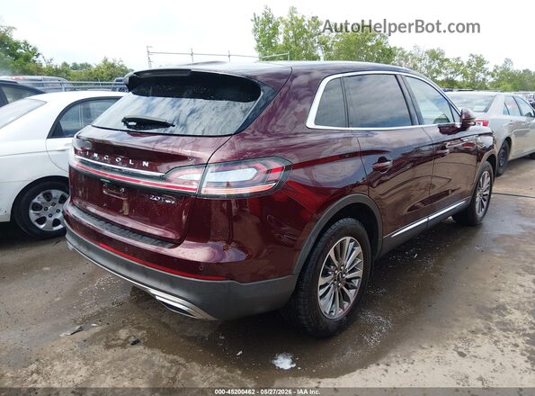2LMPJ8J99LBL32335 2020 LINCOLN NAUTILUS Maroon 