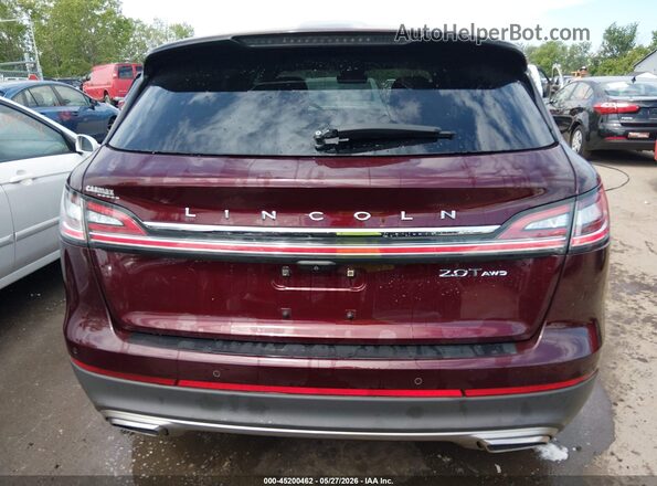 2LMPJ8J99LBL32335 2020 LINCOLN NAUTILUS Maroon 