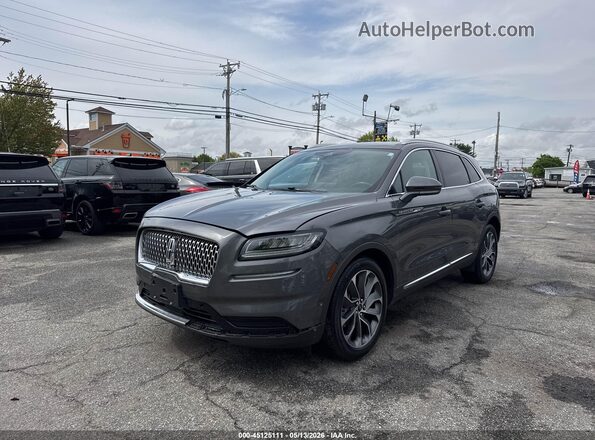 2LMPJ8K93NBL22482 2022 LINCOLN NAUTILUS Gray Առջևի ձախ երեք քառորդ տեսարան