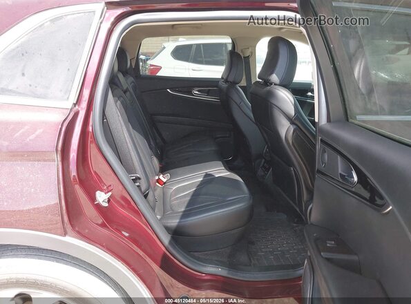 2LMPJ8K94MBL13983 2021 LINCOLN NAUTILUS Maroon VIN კოდის სტიკერის ხედი