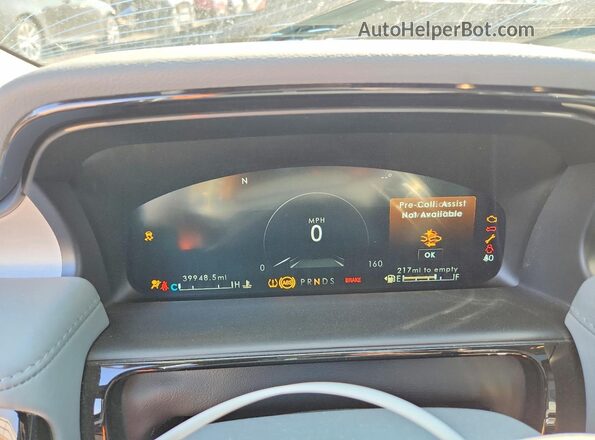 2LMPJ8K97PBL29440 2023 LINCOLN NAUTILUS Gray Սարքավորումների վահանակի տեսք