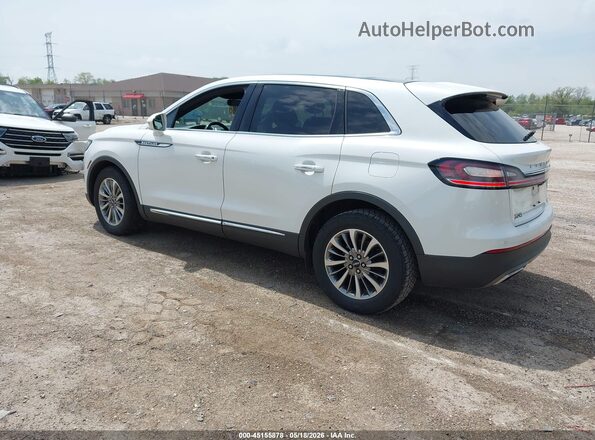 2LMPJ8K98LBL14066 2020 LINCOLN NAUTILUS White უკანა მარცხენა