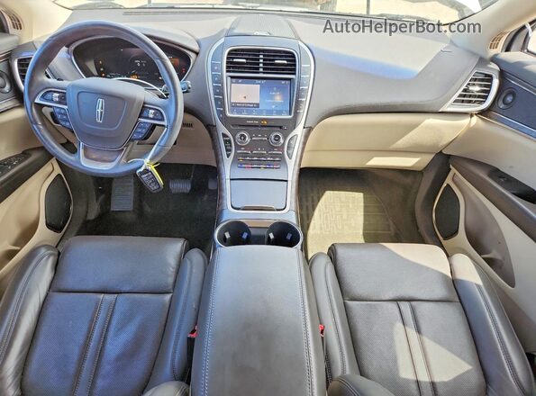 2LMPJ8KP1LBL12125 2020 LINCOLN NAUTILUS Cream Առջևի վահանակի տեսք
