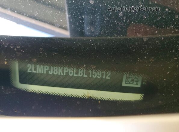 2LMPJ8KP6LBL15912 2020 LINCOLN NAUTILUS White 