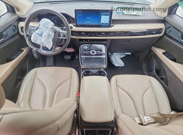 2LMPJ8KP9PBL21029 2023 LINCOLN NAUTILUS Beige Dashboard view