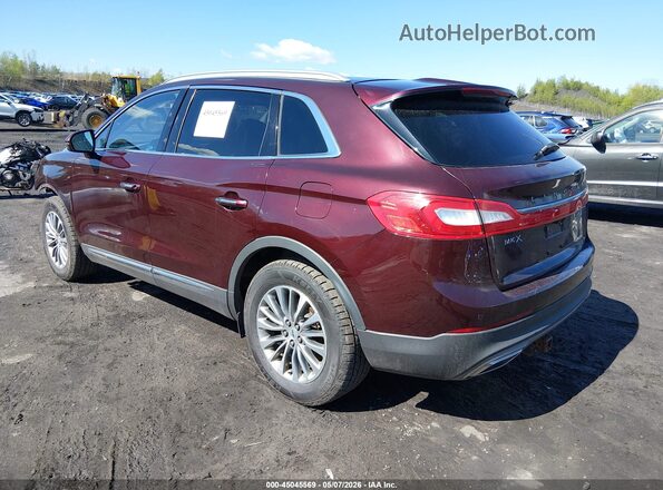 2LMPJ8KR9HBL38061 2017 LINCOLN MKX Maroon 