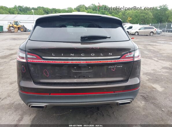 2LMPJ8L91KBL13189 2019 LINCOLN NAUTILUS Brown 