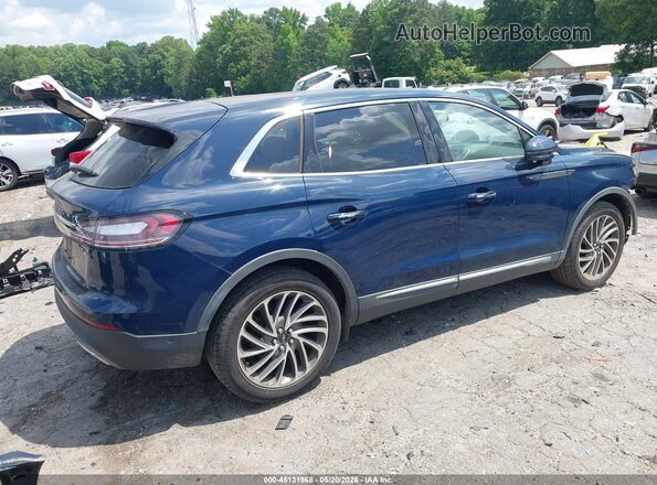 2LMPJ8L95KBL10411 2019 LINCOLN NAUTILUS Dark Blue Задняя правая четверть