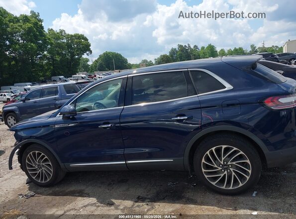 2LMPJ8L95KBL10411 2019 LINCOLN NAUTILUS Dark Blue 