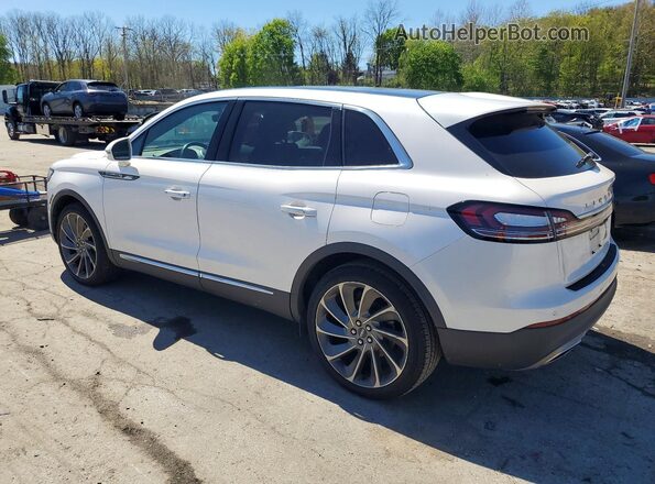 2LMPJ8L99KBL30242 2019 LINCOLN NAUTILUS White Задня ліва чверть
