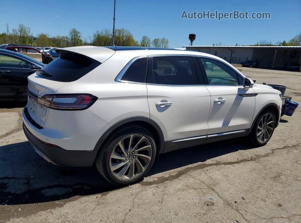 2LMPJ8L99KBL30242 2019 LINCOLN NAUTILUS White Задня права чверть