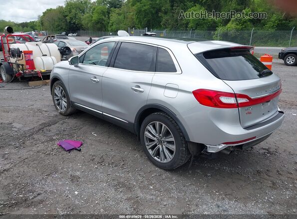 2LMPJ8LP0HBL24224 2017 LINCOLN MKX Silver Trasero izquierdo