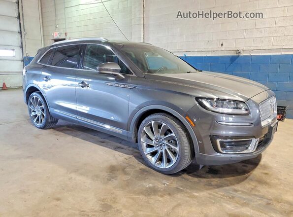 2LMPJ8LP2KBL18352 2019 LINCOLN NAUTILUS Gray 