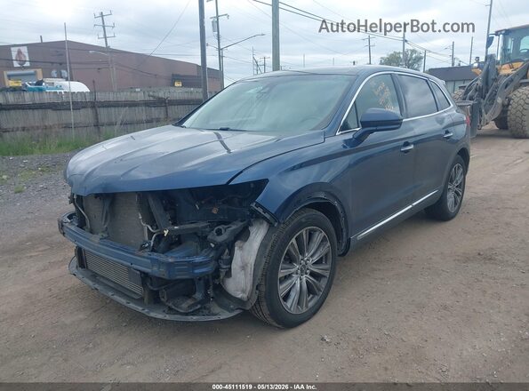 2LMPJ8LP6HBL15494 2017 LINCOLN MKX Blue 