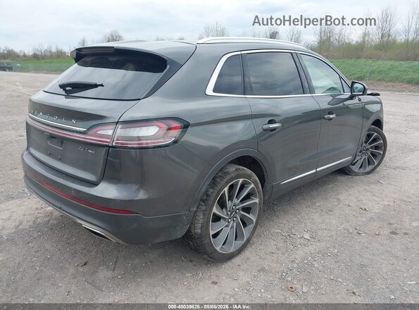 2LMPJ8LP7KBL28066 2019 LINCOLN NAUTILUS Gray Rear right