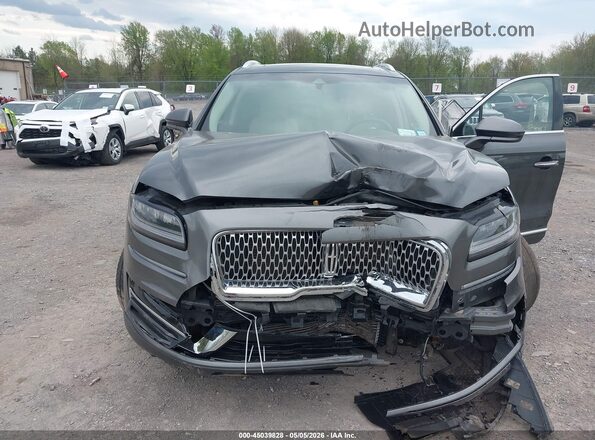 2LMPJ8LP7KBL28066 2019 LINCOLN NAUTILUS Gray Front view