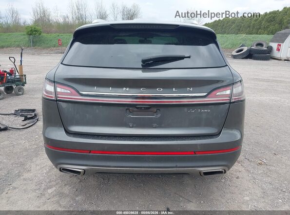 2LMPJ8LP7KBL28066 2019 LINCOLN NAUTILUS Gray 