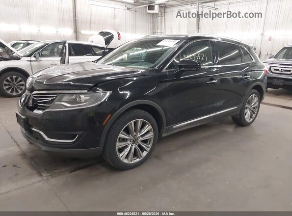 2LMPJ8LP9HBL16445 2017 LINCOLN MKX Dark Blue Передняя левая четверть