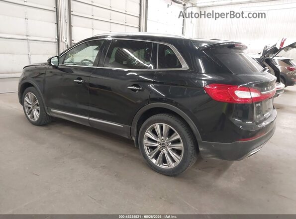 2LMPJ8LP9HBL16445 2017 LINCOLN MKX Dark Blue Задняя левая четверть