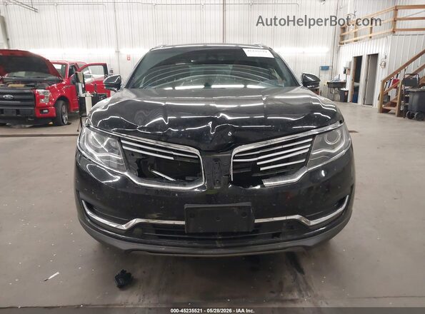 2LMPJ8LP9HBL16445 2017 LINCOLN MKX Dark Blue Вид щитка приборов