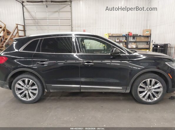 2LMPJ8LP9HBL16445 2017 LINCOLN MKX Dark Blue Вид задней части салона