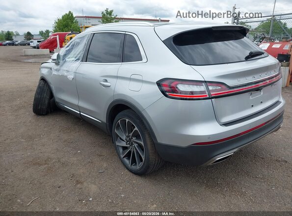 2LMPJ8LP9KBL67533 2019 LINCOLN NAUTILUS Silver Trasero izquierdo