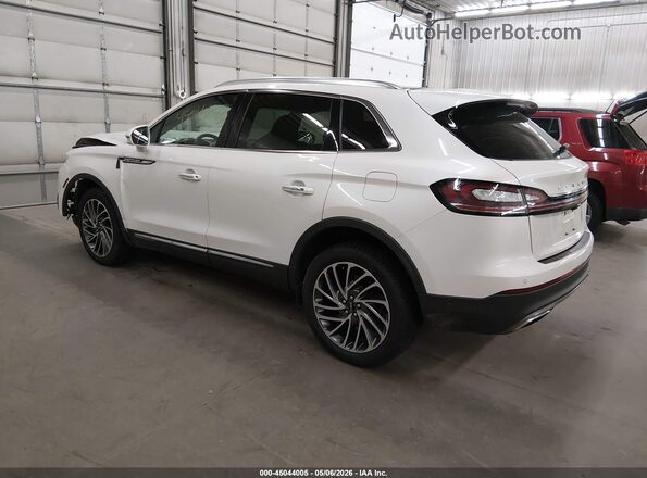 2LMPJ8LPXKBL66763 2019 LINCOLN NAUTILUS White უკანა მარცხენა