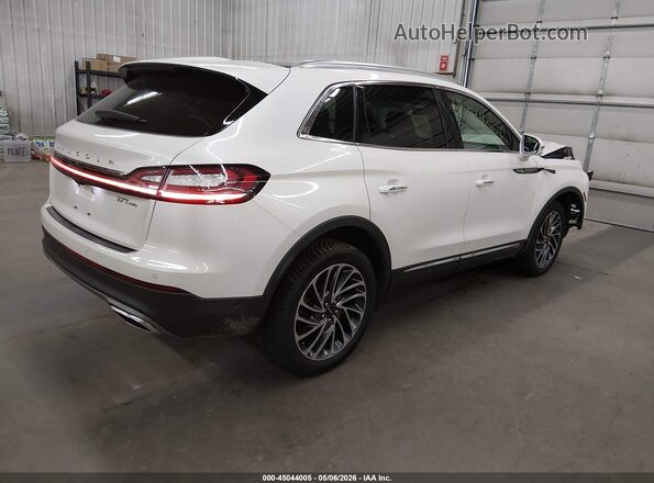 2LMPJ8LPXKBL66763 2019 LINCOLN NAUTILUS White უკანა მარჯვენა