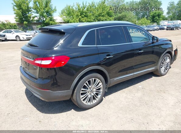 2LMPJ8LR1HBL34116 2017 LINCOLN MKX Black Tył prawy