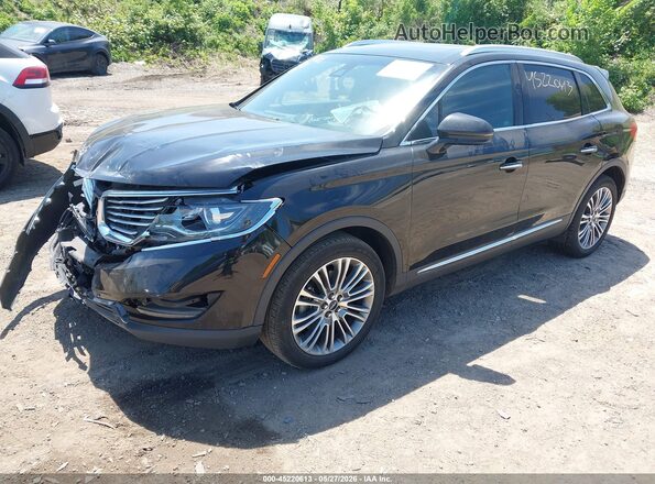 2LMPJ8LR1HBL34116 2017 LINCOLN MKX Black Przód lewy