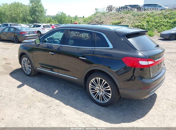2LMPJ8LR1HBL34116 2017 LINCOLN MKX Black Tył lewy